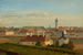 Vue sur le canal du Danube vers Leopoldstadt - Johann Peter Krafft — visning af kunstværket