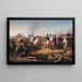 sløringsmaleri efter sejren efter slaget ved Leipzig den 18. oktober 1813 - Johann Peter Krafft — indrammet kunstværk på væggen