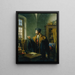 Faust om morgenen påskedag - Johann Peter Krafft — indrammet kunstværk på væggen