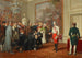 L'Empereur François Ier giver en generel audience - Johann Peter Krafft — visning af kunstværket