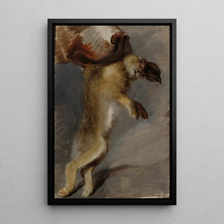 Johann Peter Krafft - Studie eines Hasen.webp