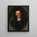 Ernst Daniel Bursy - Johann Samuel Grüne — indrammet kunstværk på væggen