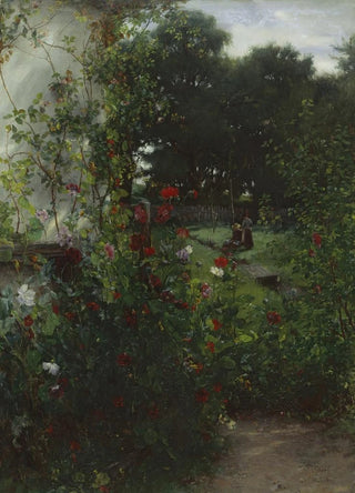 Johann Sperl - Meadow in front of Leibls studio in Aibling.webp