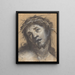 Tête du Christ - Johann Ulrich Mayr — indrammet kunstværk på væggen