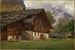 Ferme dans les Alpes - Johann Wilhelm Schirmer — visning af kunstværket
