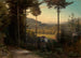 La vallée de l'Oos med udsigt over Rhindalen og Vosges ved aften - Johann Wilhelm Schirmer — visning af kunstværket