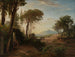 Le matin, le départ du voyageur vers Jéricho - Johann Wilhelm Schirmer — visning af kunstværket