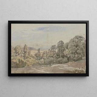 Johann Wilhelm Schirmer - Forest with distant view.webp