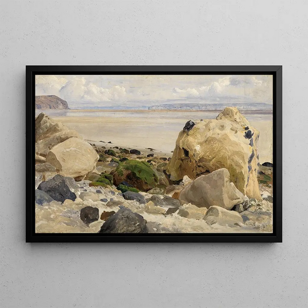 Johann Wilhelm Schirmer - Steiniger Strand.webp