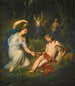 Bacchus med en leopard - Johann Wilhelm Schütze — visning af kunstværket