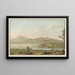 Vue de Schadau sur le lac de Thoune - Johann Wolfgang Kleemann — indrammet kunstværk på væggen
