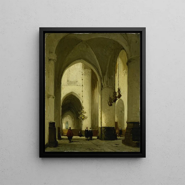 Johannes Bosboom - Interior of the Church of St Bavo in Haarlem.webp