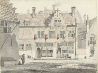 Maisons à Amersfoort - Johannes Jelgerhuis — visning af kunstværket