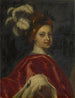 Portrait af en ung mand med en fjerhat - Johannes Kupecky — visning af kunstværket