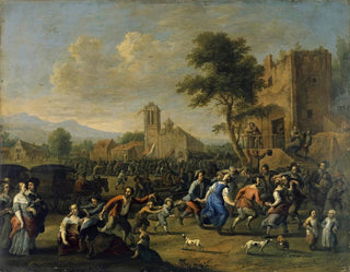 Fête de paroisse - Johannes Lingelbach — visning af kunstværket