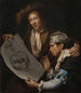 Allegori over den franske invasion i 1672 - Johannes van Wijckersloot — visning af kunstværket
