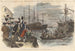 La Boston Tea Party Ødelæggelse af teen i Boston havn den 16. december 1773 - John Andrew — visning af kunstværket