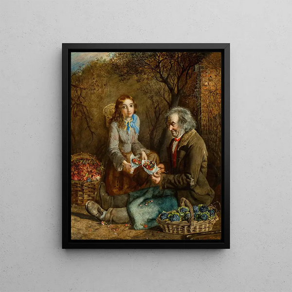 John Anster Fitzgerald - The flower seller and his daughter.webp