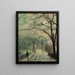 et maleri En gåtur i måneskin på Bonchurch, Isle of Wight - John Atkinson Grimshaw — indrammet kunstværk på væggen