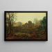 En oktober-skumring - John Atkinson Grimshaw — indrammet kunstværk på væggen