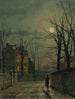 Coin de den gamle vej Claughton nær Scarborough - John Atkinson Grimshaw — visning af kunstværket
