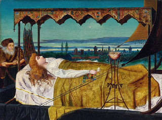 Elaine - John Atkinson Grimshaw — visning af kunstværket