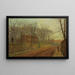 La Rookery - John Atkinson Grimshaw — indrammet kunstværk på væggen
