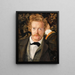 Portrait af Arthur Brett - John Brett — indrammet kunstværk på væggen