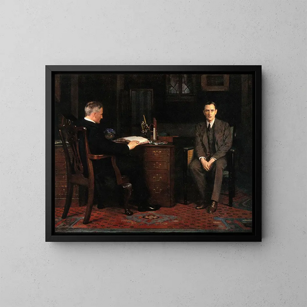 Sentence de mort - John Collier — indrammet kunstværk på væggen