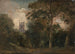 En kirke i træerne - John Constable — visning af kunstværket
