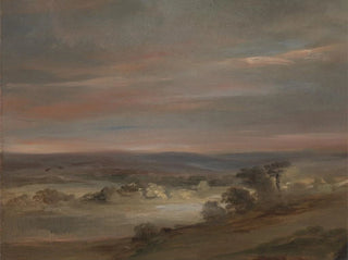 Et kig over Hampstead Heath tidligt om morgenen - John Constable — visning af kunstværket