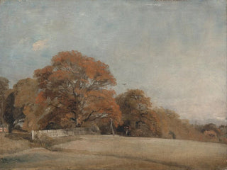Et efterårsscene i East Bergholt - John Constable — visning af kunstværket