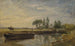 Barge sous l'écluse de Flatford - John Constable — visning af kunstværket