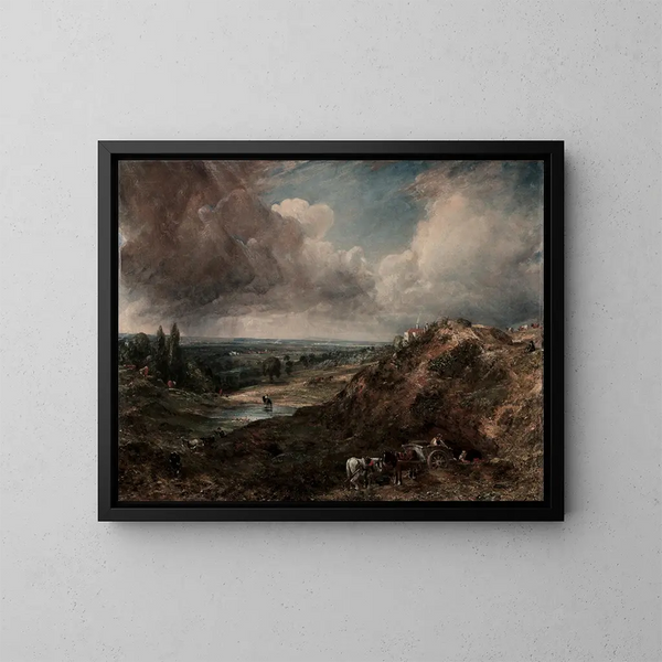 Branch Hill Dam ved Hampstead - John Constable — indrammet kunstværk på væggen