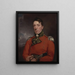 Capitaine Richard Gubbins - John Constable — indrammet kunstværk på væggen