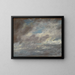 Studie af skyer - John Constable — indrammet kunstværk på væggen
