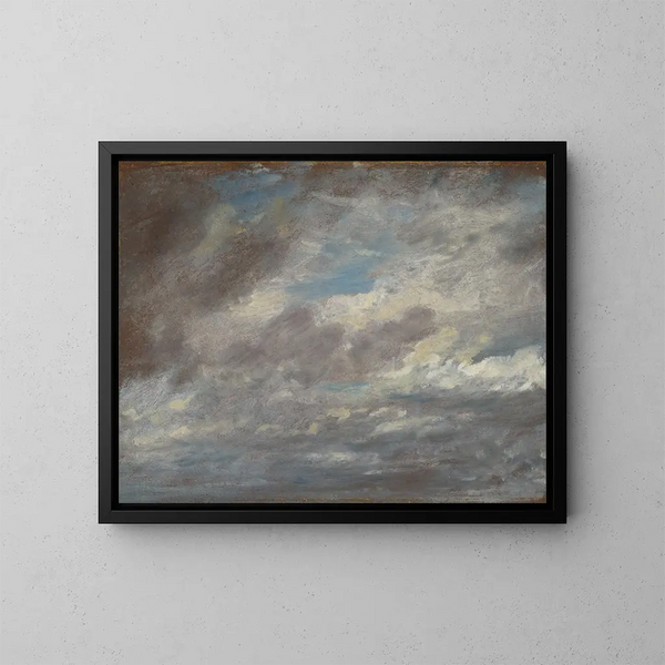 Studie af skyer - John Constable — indrammet kunstværk på væggen