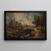 Ecluse de Dedham - John Constable — indrammet kunstværk på væggen