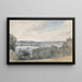 Dedham Vale Suffolk nær East Bergholt - John Constable — indrammet kunstværk på væggen