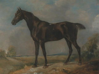 den sorte hest af Constable - John Constable — visning af kunstværket