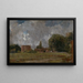 Maison de Golding Constable i East Bergholt, kunstnerens fødested - John Constable — indrammet kunstværk på væggen