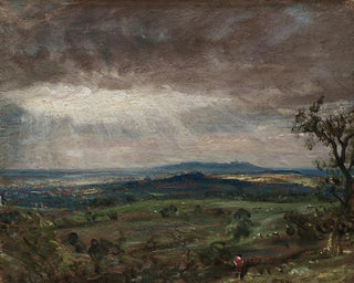 Vue de Hampstead Heath vers Harrow - John Constable — visning af kunstværket