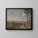 Hampstead Heath set mod Harrow - John Constable — indrammet kunstværk på væggen