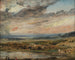 Hampstead Heath med dam og badende - John Constable — visning af kunstværket