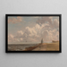 Harwich, det lave fyrtårn og Beacon Hill - John Constable — indrammet kunstværk på væggen