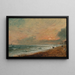 Plage de Hove - John Constable — indrammet kunstværk på væggen