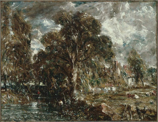 Sur la floden Stour - John Constable — visning af kunstværket