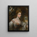 Portrait af Elizabeth Lady Croft - John Constable — indrammet kunstværk på væggen