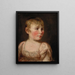Portrait af Eliza Lewis - John Constable — indrammet kunstværk på væggen