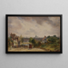Sir Richard Steele's hytte, Hampstead - John Constable — indrammet kunstværk på væggen